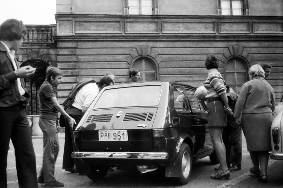 Jeden z pierwszych Fiatów 126 w Polsce