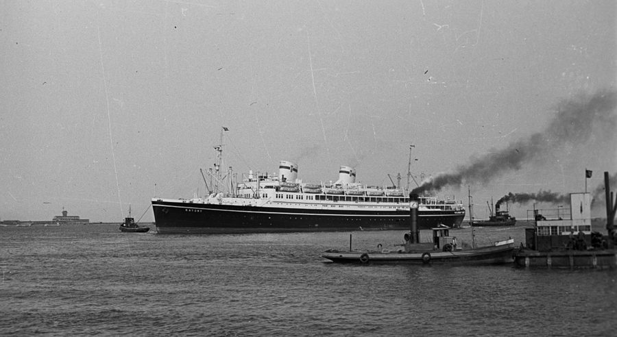 MS Batory w Gdyni - 4 maja 1947 roku
