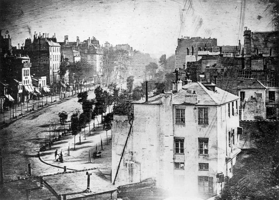 Boulevard du Temple (fot. Louis Daguerre)