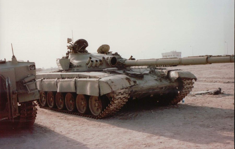 Zdobyty iracki T-72