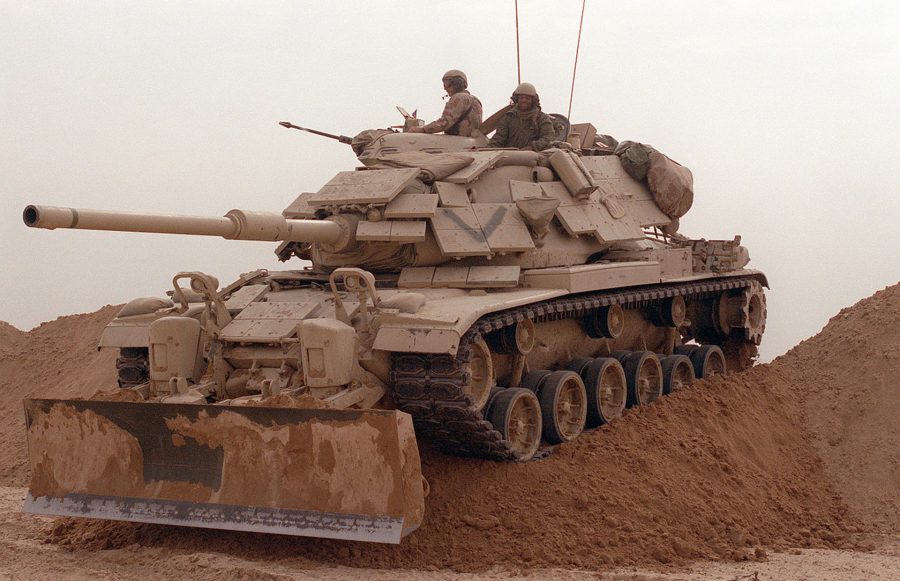 W walkach wykorzystywano również czołgi M60