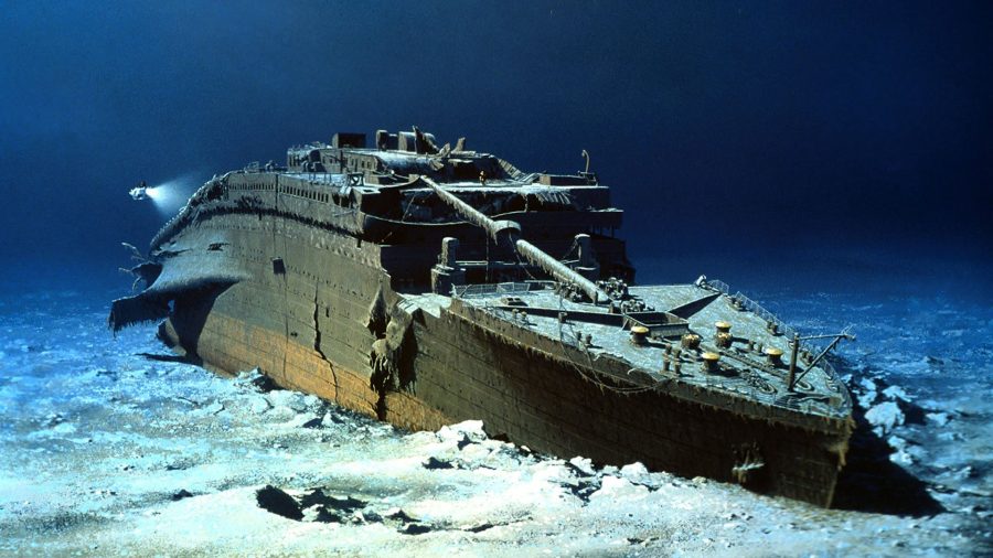 Wizja artystyczna wraku Titanica