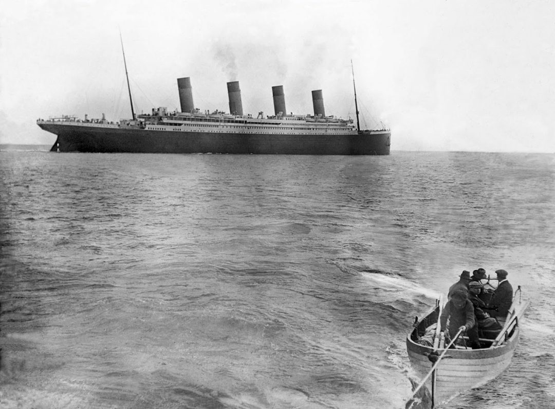 Prawdopodobnie ostatnie zdjęcie na którym widać Titanica