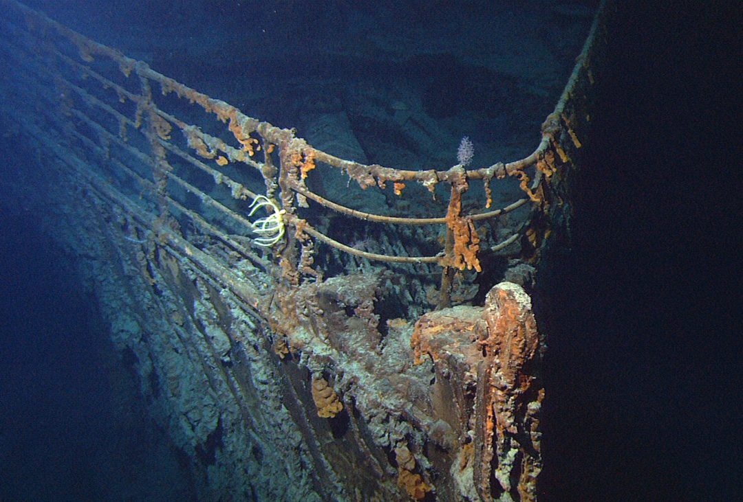 Jedno z najsłynniejszych zdjęć wraku Titanica (fot. NOAA/IFE/URI)