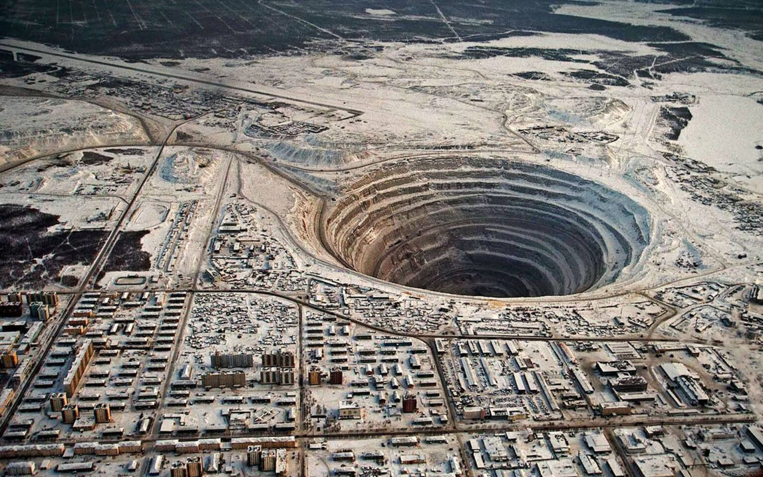 Kopalnia diamentów Mir w Rosji