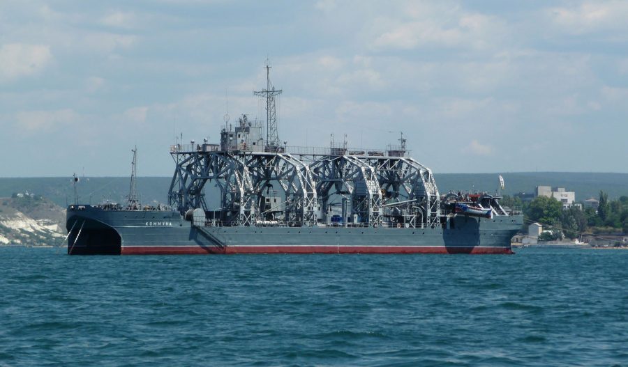 Okręt ratowniczy Kommuna (fot. mil.ru)