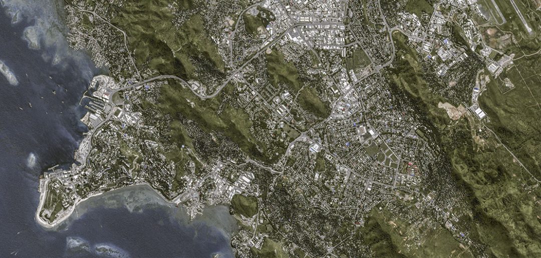 Port Moresby w obiektywie satelity