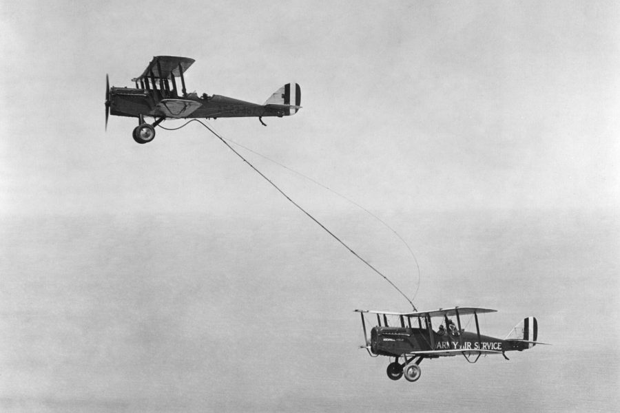 Pierwsze prawdziwe tankowanie w powietrzu - 27 czerwca 1923 roku
