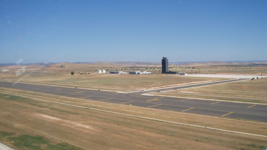 Port lotniczy Ciudad Real w 2009 roku (fot. Africa Twin)