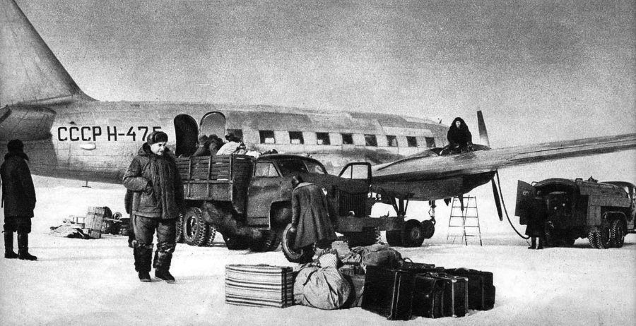 Iljuszyn Ił-12 w Arktyce