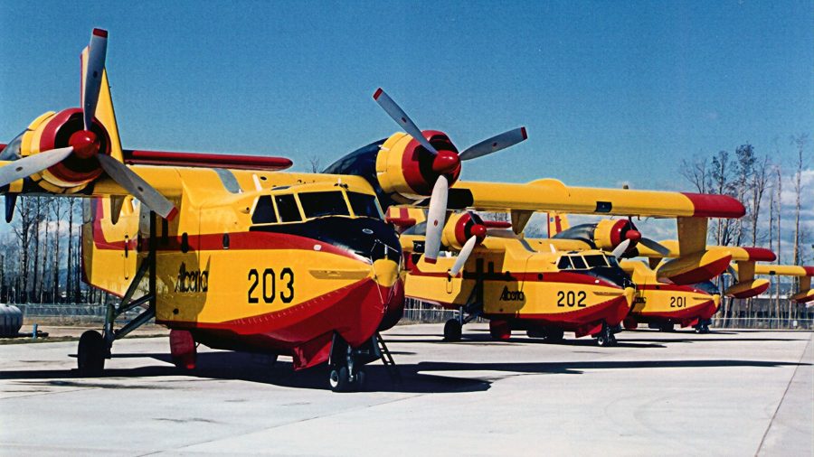 Canadair CL-215 (fot. Wikimedia Commons)