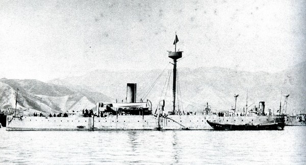 Krążownik Jiyuan po przejęciu i przemianowaniu na Saien