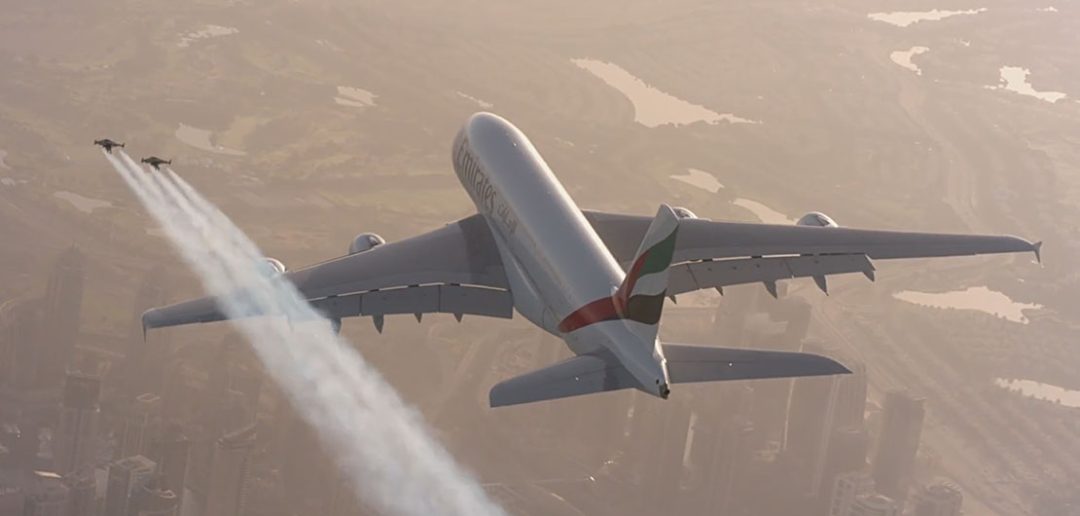 Jetman Dubai i Airbus A380