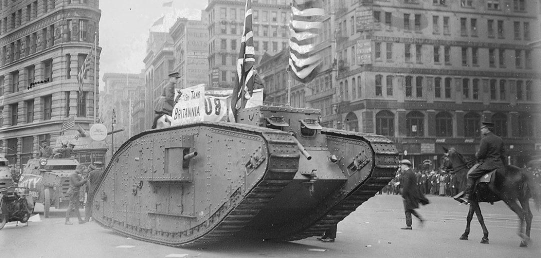 British tank Britannia - czołgi które zwiedziły USA