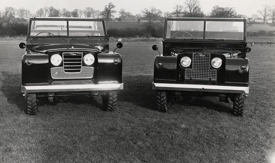 Jedne z pierwszych Land Roverów