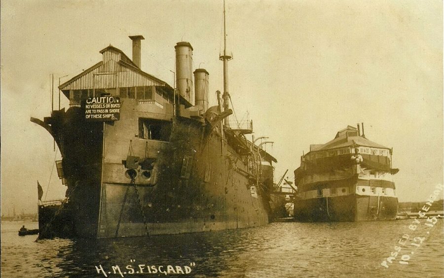 HMS Fisgard w 1915 roku