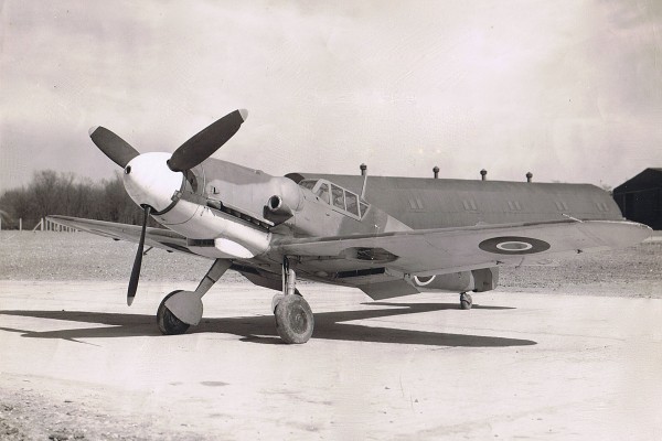 Bf-109 w barwach RAF