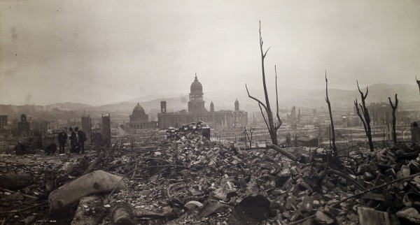 Ruiny San Francisco po trzęsieniu ziemi z 18 kwietnia 1906 roku