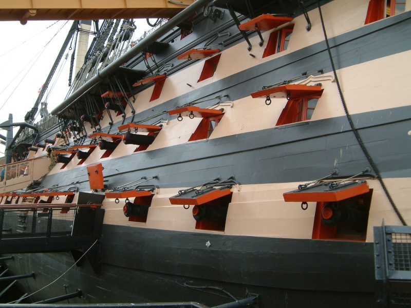 HMS Victory współcześnie (fot. Wikimedia Commons)