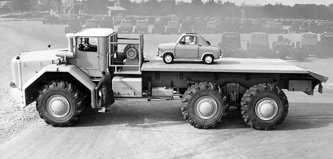 Berliet T100 - największa ciężarówka lat 50-tych