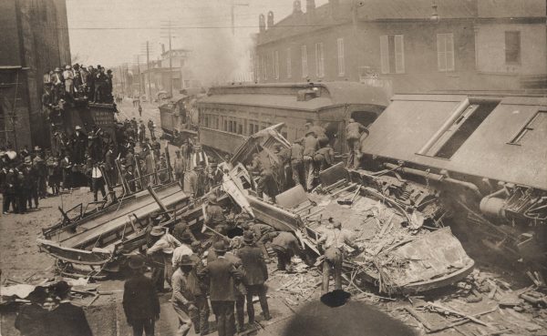 Zderzenie tramwaju z pociągiem w Lexington w stanie Kentucky w 1907 roku