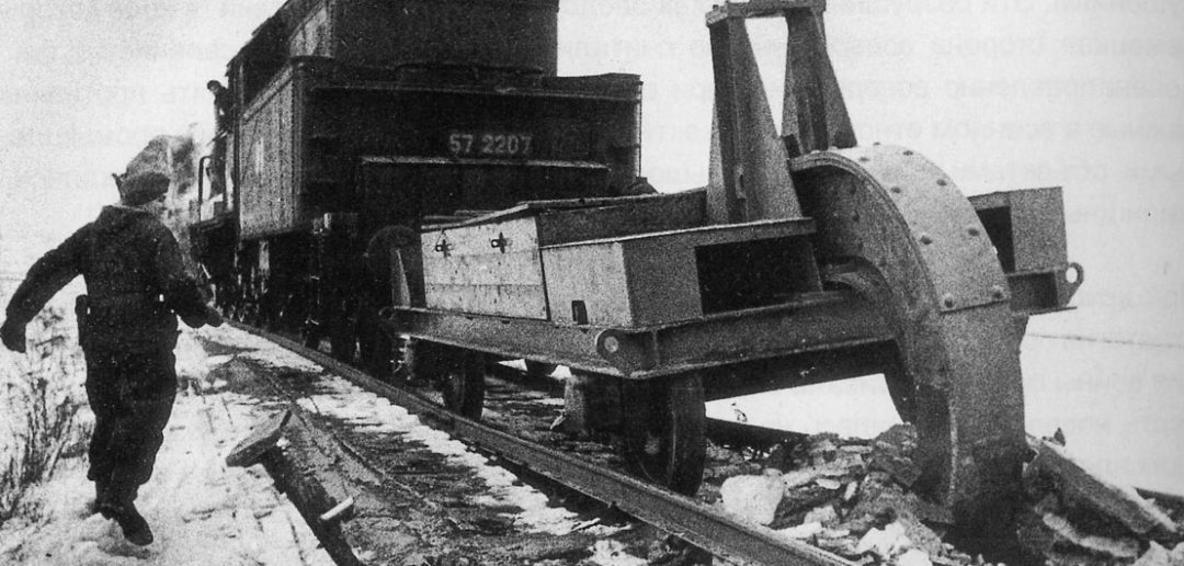 Schwellenpflug - niemiecki sposób na niszczenie torów kolejowych