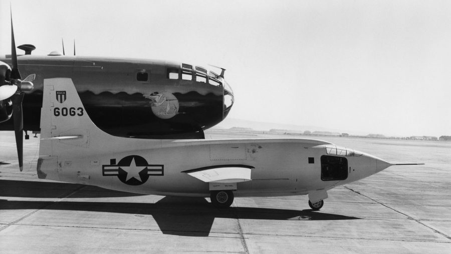 Bell X-1 i jego nosiciel - B-29