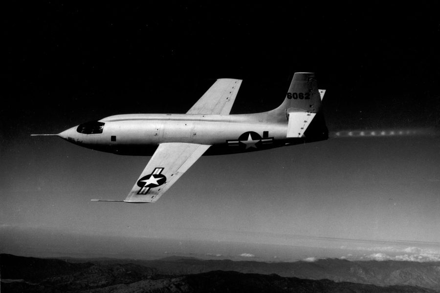 Bell X-1 sfotografowany w 1948 roku