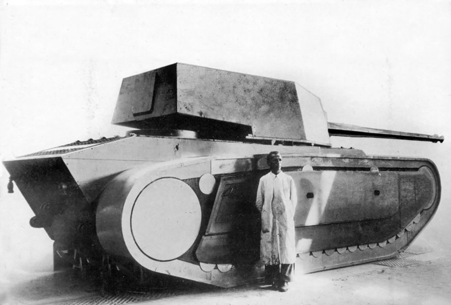 Drewniana makieta czołgu ARL-44