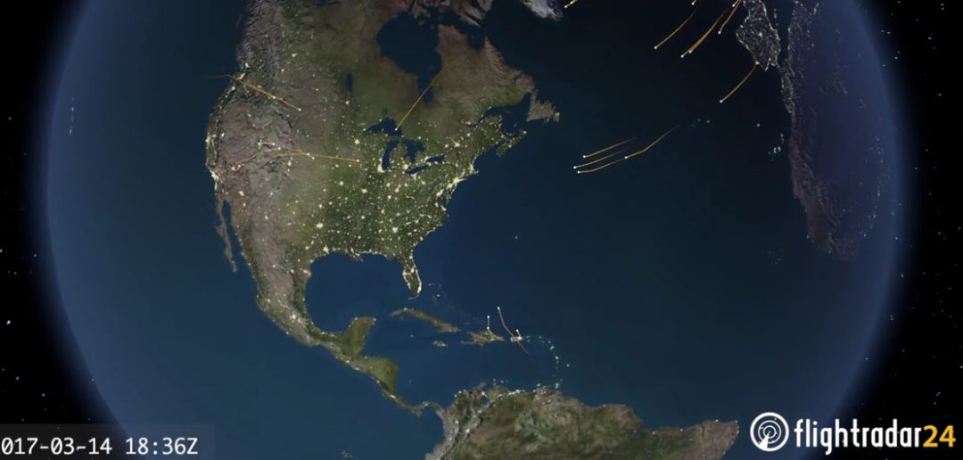 Huragan Stella - oczyszczenie przestrzeni powietrznej nad USA