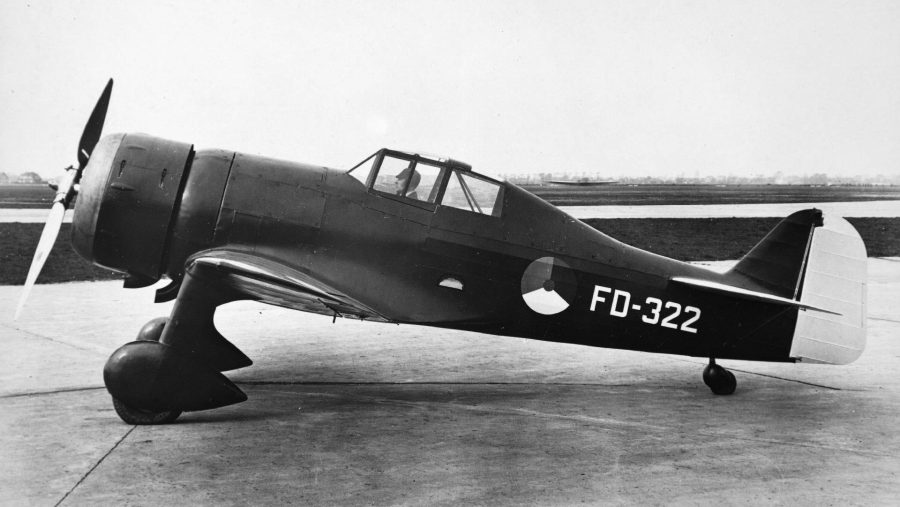 Holenderski Fokker D.XXI