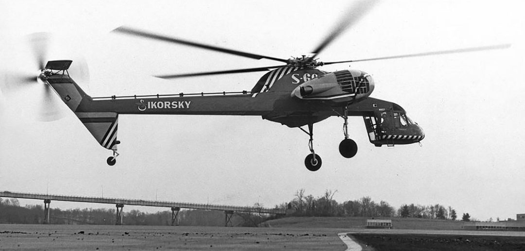 Prototyp latającego dźwigu Sikorsky S-60