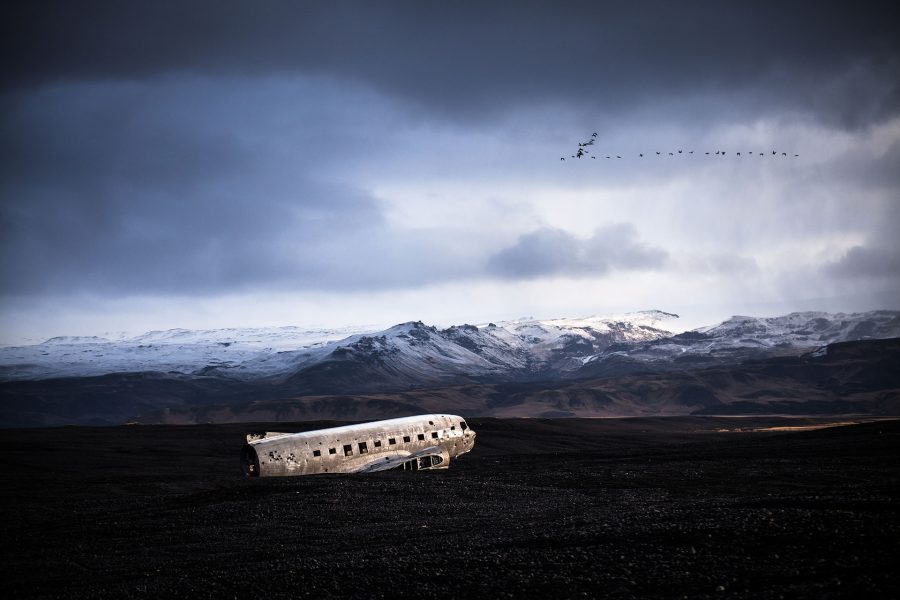 Wrak DC-3 na Islandii - Sólheimasandur (fot. Daniel Sjöström)