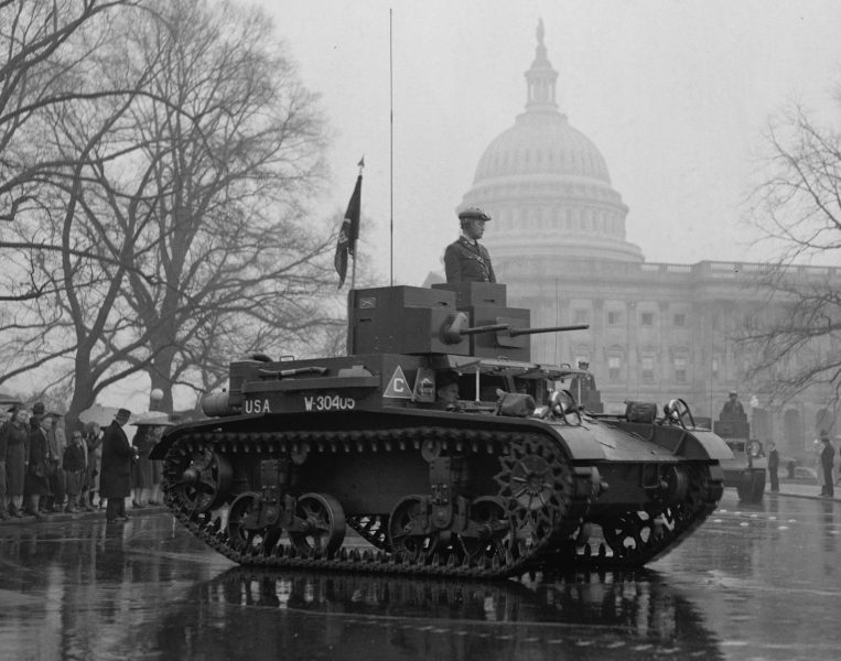 M2A3 Light Tank w Waszyngtonie w 1939 roku