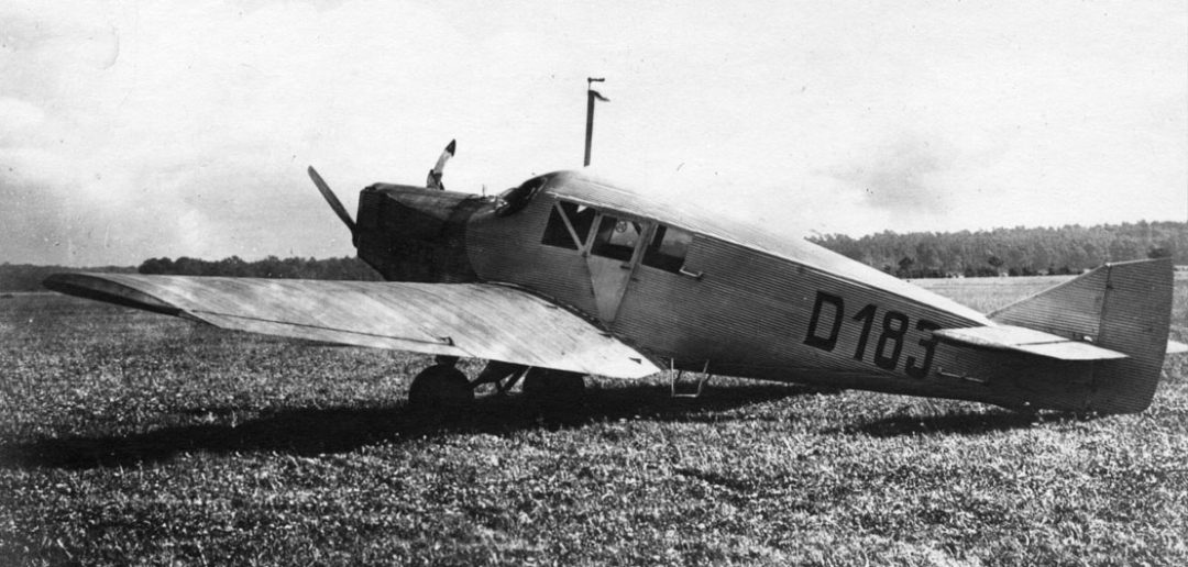 Junkers F.13 - pierwszy całkowicie metalowy samolot pasażerski