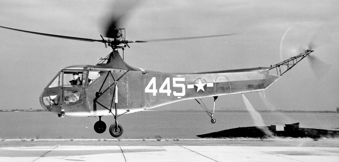 Sikorsky R-4 - pierwszy amerykański śmigłowiec produkowany seryjnie