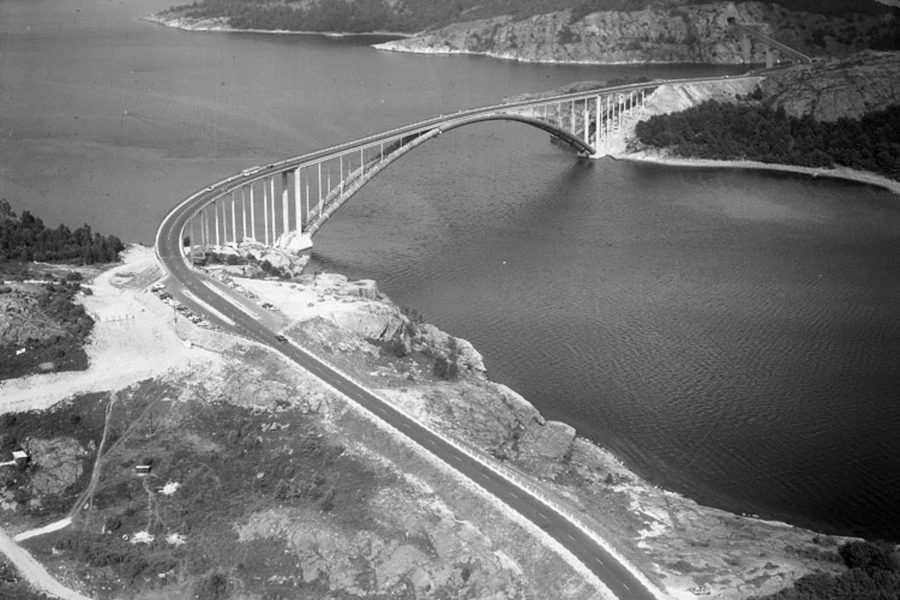 Most Almöbron w 1960 roku