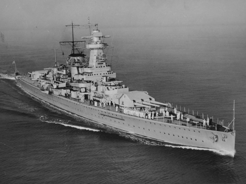 Admiral Graf Spee - jeden z krążowników typu Deutschland 