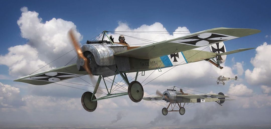 Fokker Eindecker - legendarny jednopłatowy myśliwiec z I wojny światowej