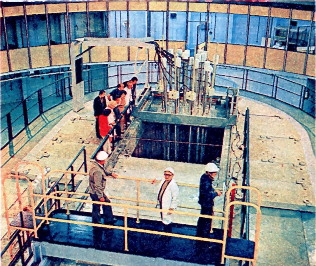 Reaktor Maria podczas budowy