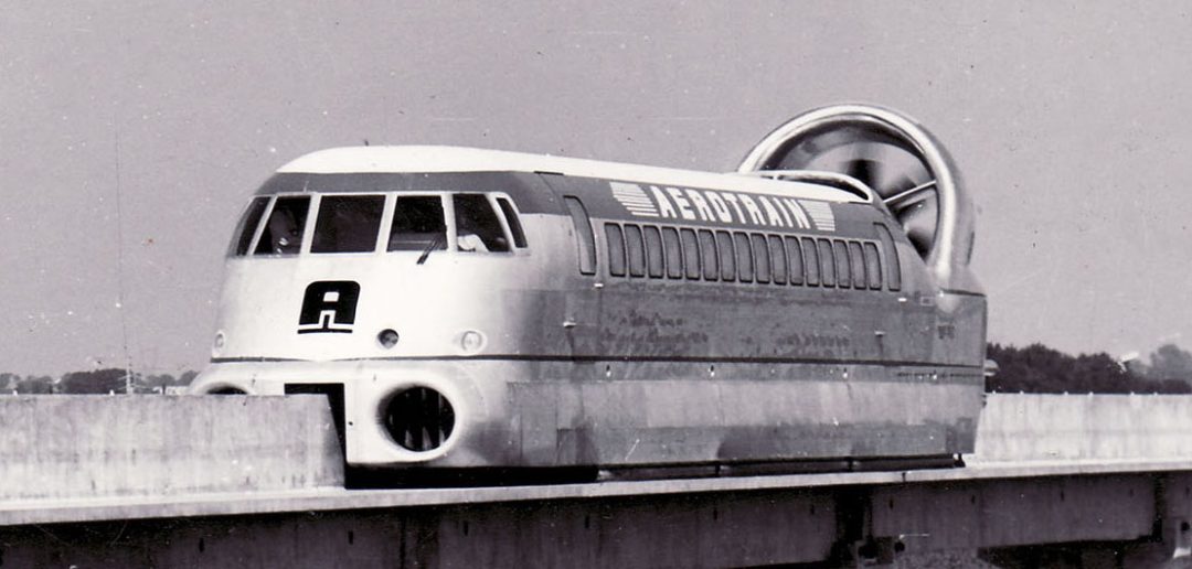 Aérotrain - pociąg i poduszkowiec w jednym