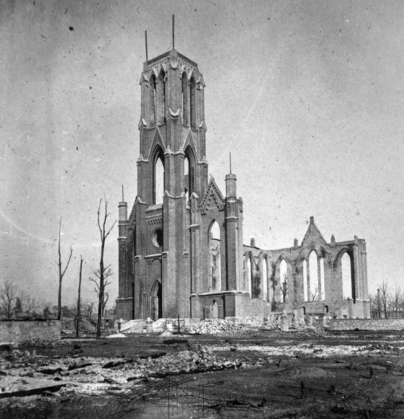 Ruiny Chicago po pożarze z 1871 roku