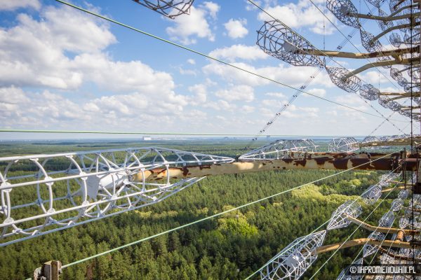 Antena odbiorcza radaru Duga w Czarnobylu (fot. napromieniowani.pl)
