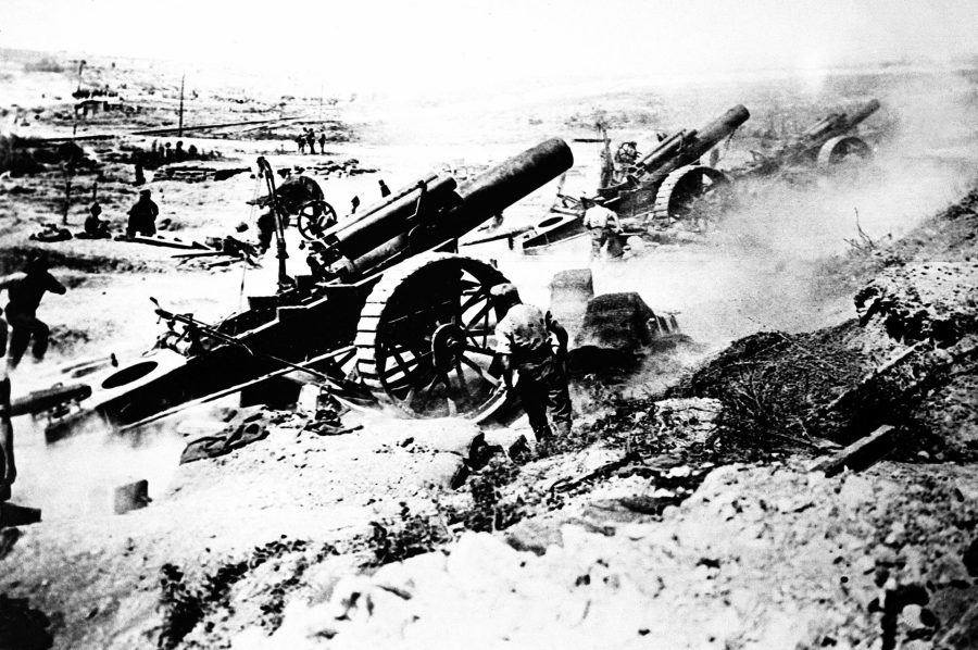 Brytyjska artyleria podczas I wojny światowej