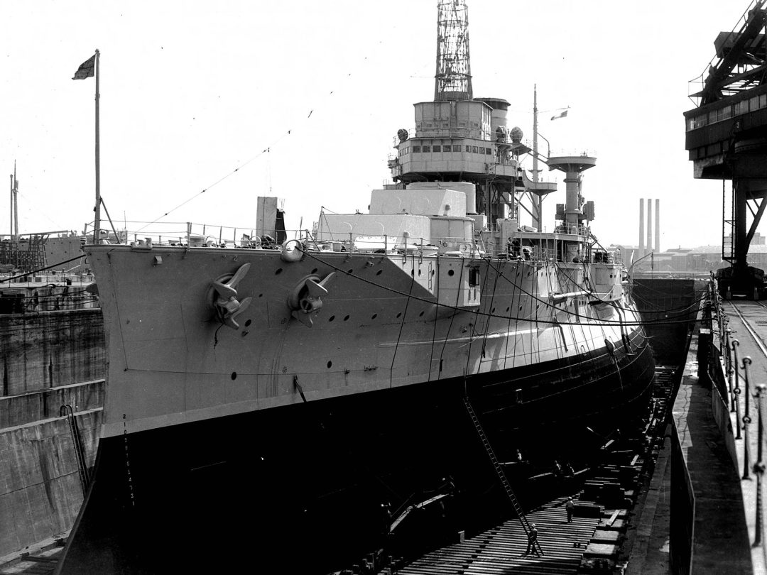 USS Utah po usunięciu uzbrojenia