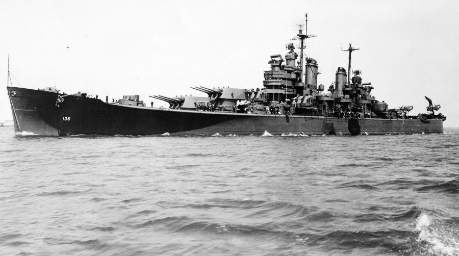 USS Chicago przed przebudową 