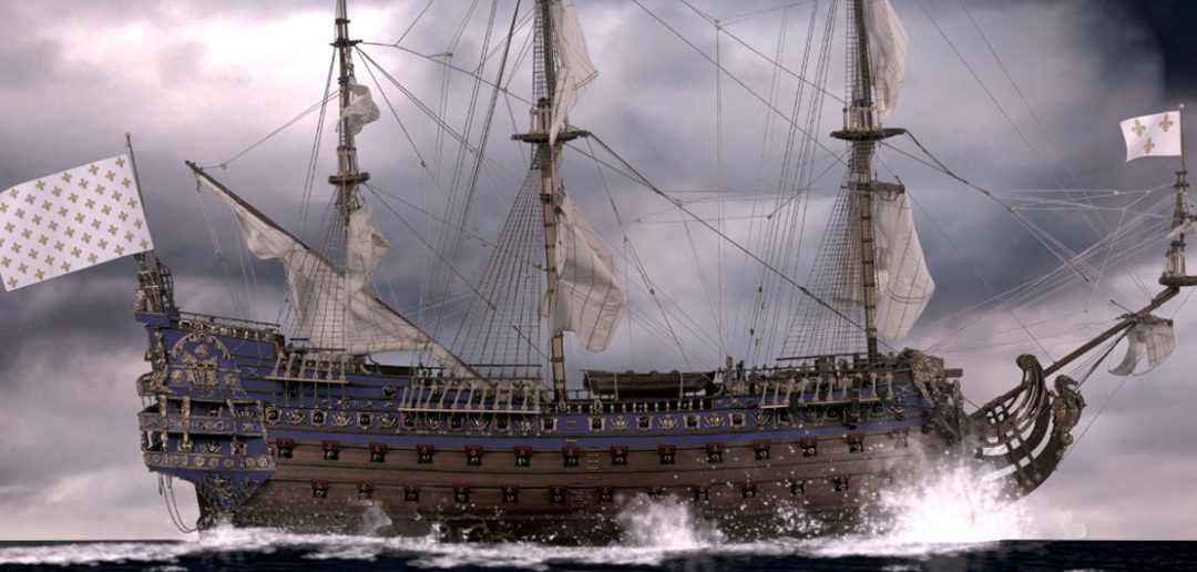 Soleil Royal - legendarny okręt flagowy Ludwika XIV