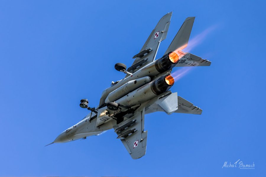 Polski MiG-29 (105) (fot. Michał Banach)