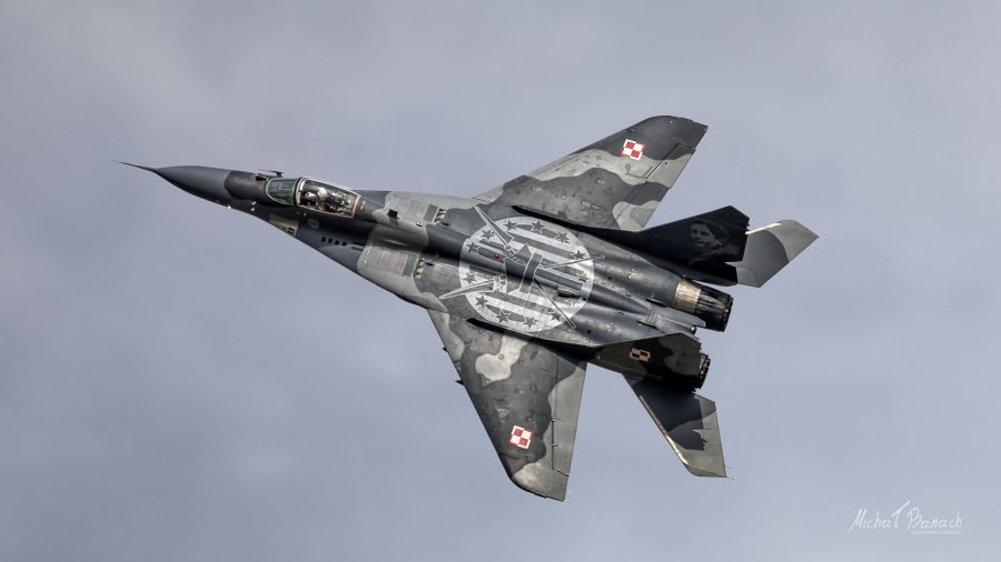 Polski MiG-29 (114) (fot. Michał Banach)