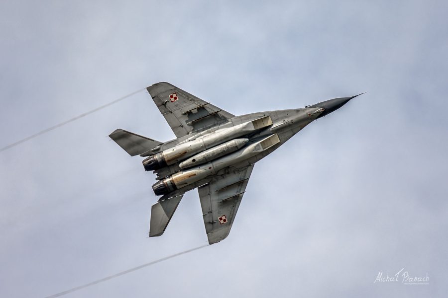 Polski MiG-29 (114) (fot. Michał Banach)